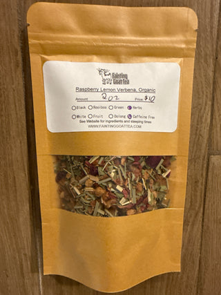 Raspberry Lemon Verbena - Herbal, Loose Leaf Tea, Organic