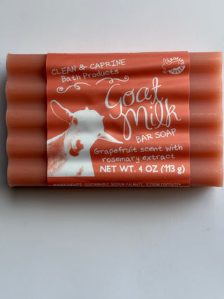 Goat Milk Soap – Grapefruit Scent with Rosemary