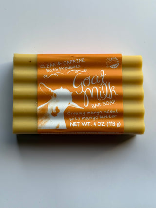 Goat Milk Soap – Creamy Mango Scent