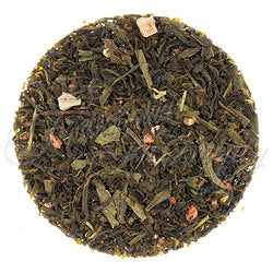 Strawberry Goat Kiss - Green Loose Leaf Tea, Organic
