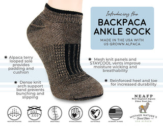 BOLD BACKPACA Ankle Socks